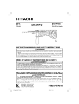 Hitachi DH24PF3 User manual