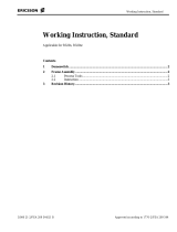 Ericsson R320sc Working Instruction