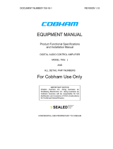 COBHAM AVIATOR 700 Equipment Manual