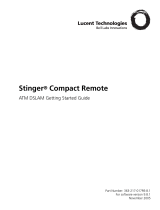 Lucent Technologies Stinger Compact Remote Getting Started Manual