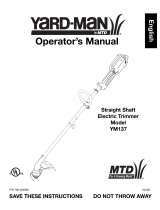 MTD Yard-Man YM137 User manual
