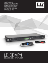 LD Systems CDMP 1 Rack Mount Multimedia Player User manual