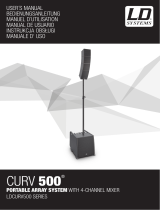 LD CURV500SE Subwoofer Extension User manual