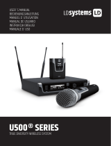 LD Systems LDSystems U505HHC Handheld Condenser Wireless Microphone System User manual