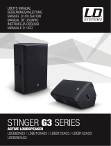 LD Systems Stinger 28 A G3 Dual 8″ Powered Speaker Owner's manual
