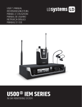 LD U505IEMHP Wireless In Ear Monitoring System User manual