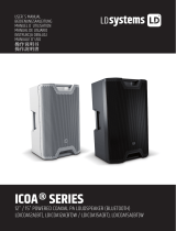 LD Systems ICOA 15A Coaxial PA 15″ Powered Speaker Owner's manual