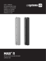 LD Systems Maui i1 Indoor/Outdoor Column 8Ω/70-100 V Owner's manual