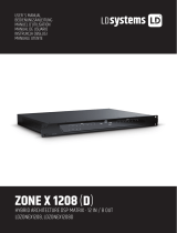 LD Systems ZONE X 1208 D User manual