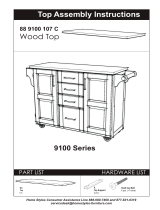 Home Styles 9100-1077G Assembly Instructions