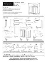 Home Styles 5001-0071 Assembly Instructions