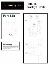 Home Styles 1001-16 Assembly Instructions