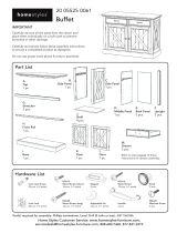 Home Styles 5525-61 Assembly Instructions