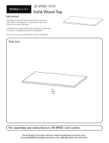 Home Styles 9001-0077G Assembly Instructions