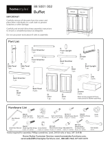 Home Styles 5001-0021-12 Assembly Instructions