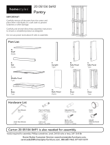 Home Styles 5104-69 Assembly Instructions