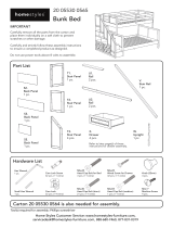 Home Styles 5530-56D Assembly Instructions