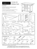 Home Styles 5086-95 Assembly Instructions