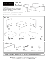 Home Styles 6800-40 Assembly Instructions