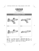 GROHE Grohtherm 1000 34 334 Quick start guide