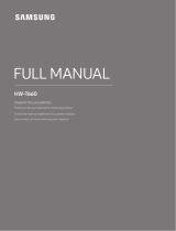 Samsung HW-T660 User manual