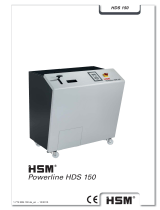 HSM Powerline HDS 150 Operating instructions