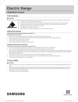 Samsung NE63A6111SS/AA Installation guide