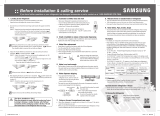 Samsung RS25H5111SG Quick start guide