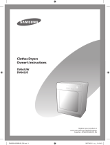 Samsung DV665J User manual