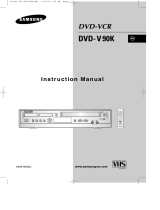 Samsung DVD-V90K User manual