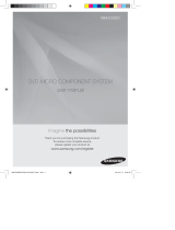 Samsung MM-E330D User manual