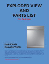 Samsung DW60A8050BB User guide