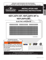 NAPOLEON NEFL50FH-MT Owner's manual