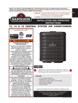 NAPOLEON NT13A030C-1 User manual