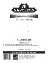 NAPOLEON NERV2400T User manual
