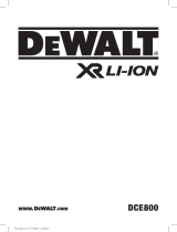 DeWalt DCE800 User manual