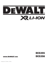 DeWalt DCS355 User manual