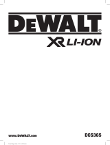 DeWalt DCS365 User manual