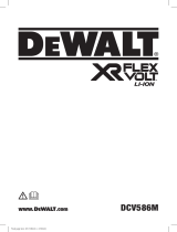 DeWalt DCV586 User manual