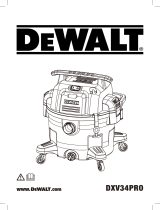 DeWalt DXV34PRO User manual