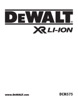 DeWalt DCM575 User manual