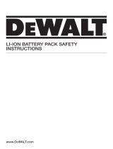 DeWalt DW0825LG Owner's manual