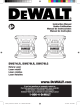 DeWalt DW079LR User manual