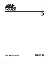 MAC TOOLS MCD791 User manual