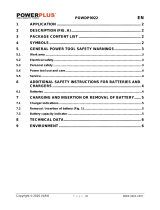 Powerplus POWDP9011 Owner's manual