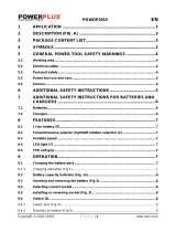 Powerplus POWDP2015 Owner's manual