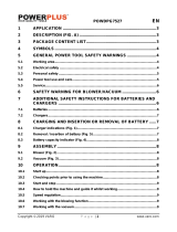 Powerplus POWDPG7527 Owner's manual