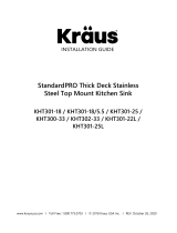 KRAUS KHT301-18 User manual