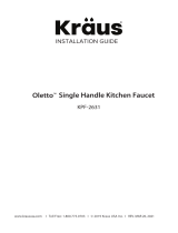 KRAUS Oletto™ Single Handle Kitchen Faucet KPF-2631 User manual