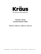 KRAUS KGD-54GREY User manual